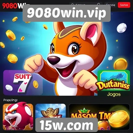 Variedade de jogos disponíveis em 9080win.vip
